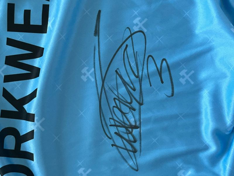 Matchworn en gesigneerd Roda JC shirt Daryl Werker 