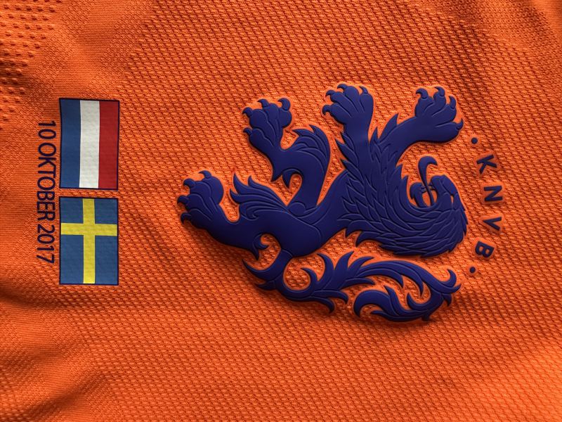 Match worn/prepared shirt Netherlands Tony Vilhena vs Sweden