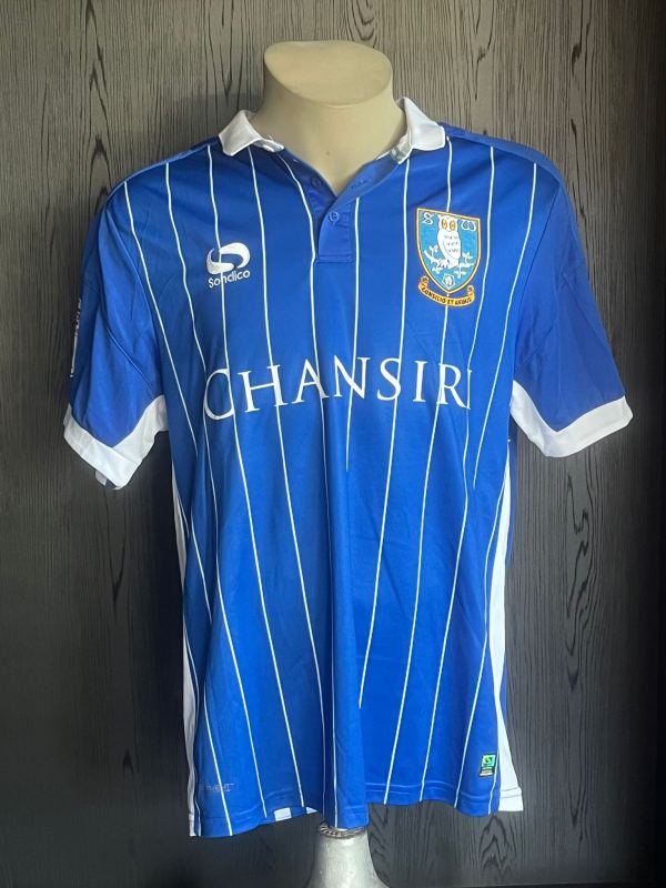  Match Worn Shirt Sheffield Wednesday Glenn Loovens