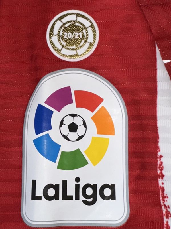 Match worn Athletico Madrid home shirt Yanick Carrasco