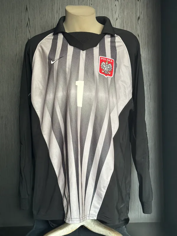 Matchworn Poland Goalkeeper shirt Jerzy Dudek