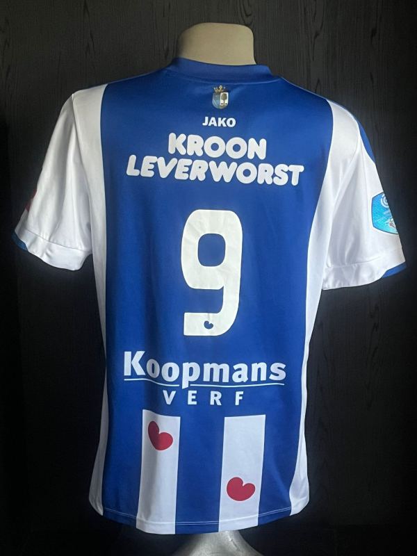 Matchworn gesigneerd SC Heerenveen shirt Sam Lammers 