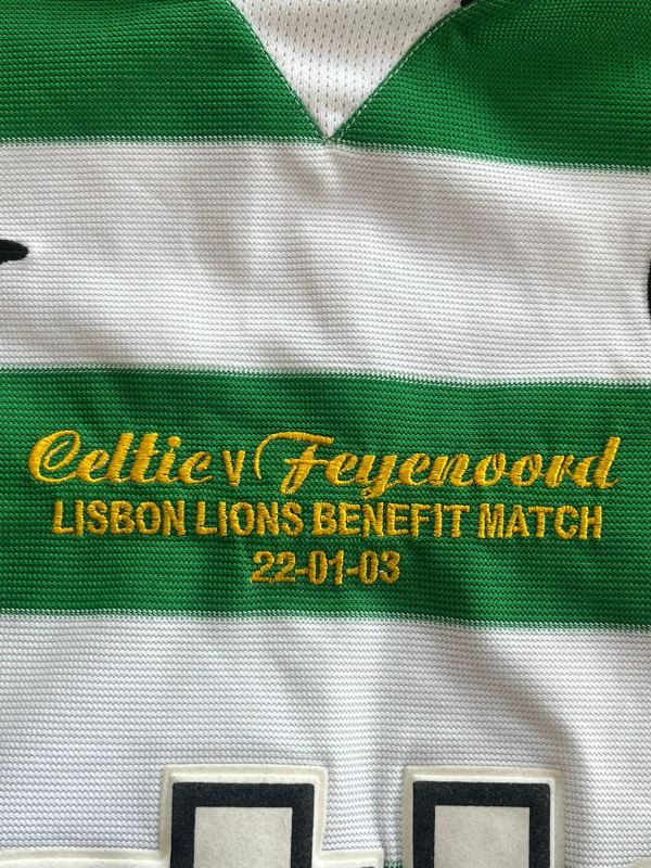 Matchworn Shirt Celtic Bobby Petta special Lisbon Lions Match vs Feyenoord