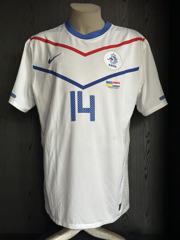 Match worn away shirt Netherlands Glenn Loovens