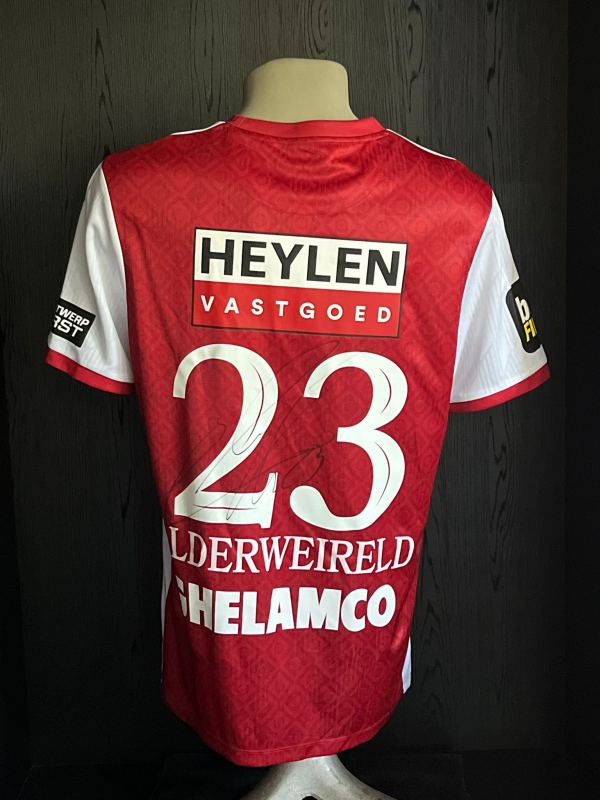 Signed home shirt Royal Antwerp FC Toby Alderweireld 