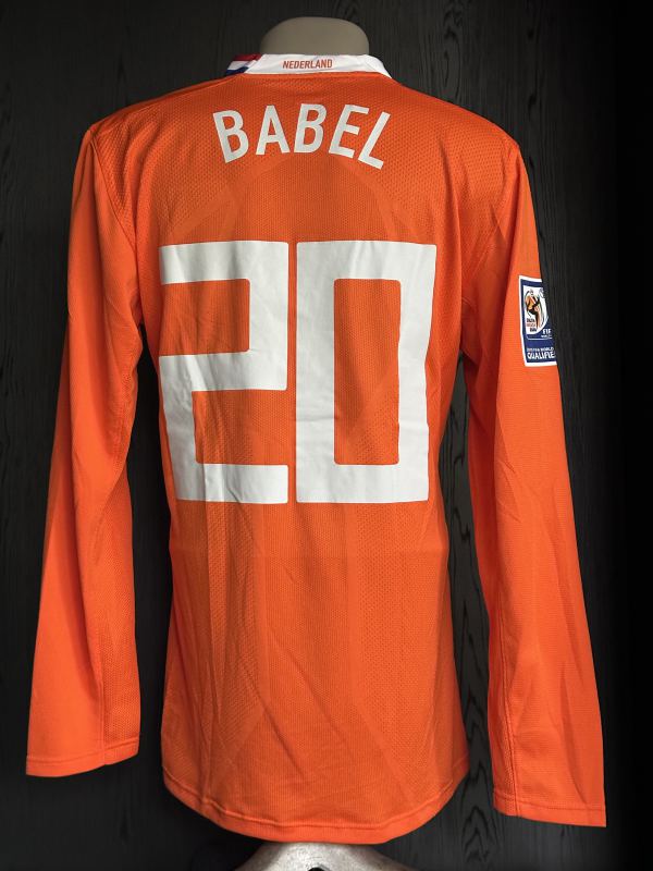 Match worn Home shirt Netherlands Ryan Babel 