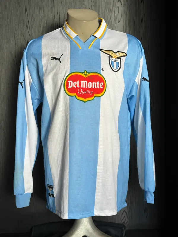 Match Issued S.S. Lazio home shirt Marcelo Salas