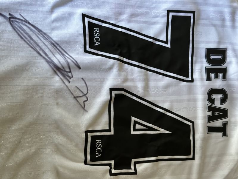Signed RSC Anderlecht away shirt Nathan de Cat﻿