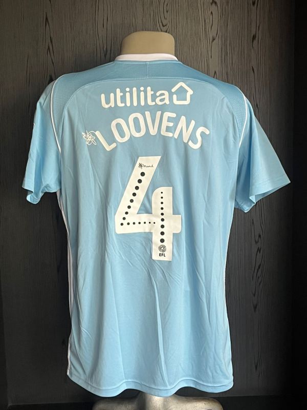 Match Worn Shirt Sunderland AFC Glenn Loovens