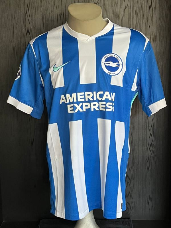 Signed home shirt Brighton and Hove Albion Jean Paul van Hecke 
