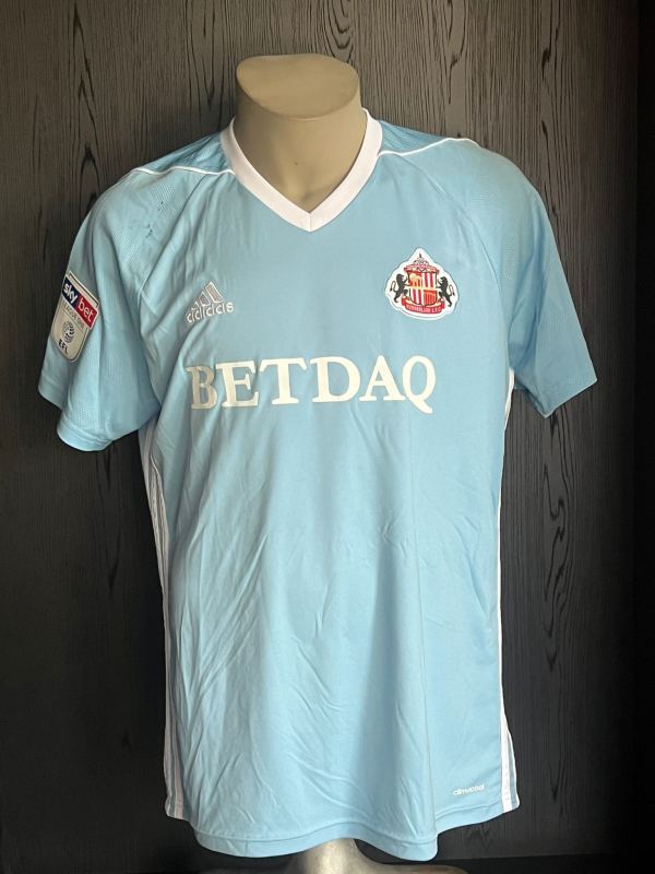 Match Worn Shirt Sunderland AFC Glenn Loovens