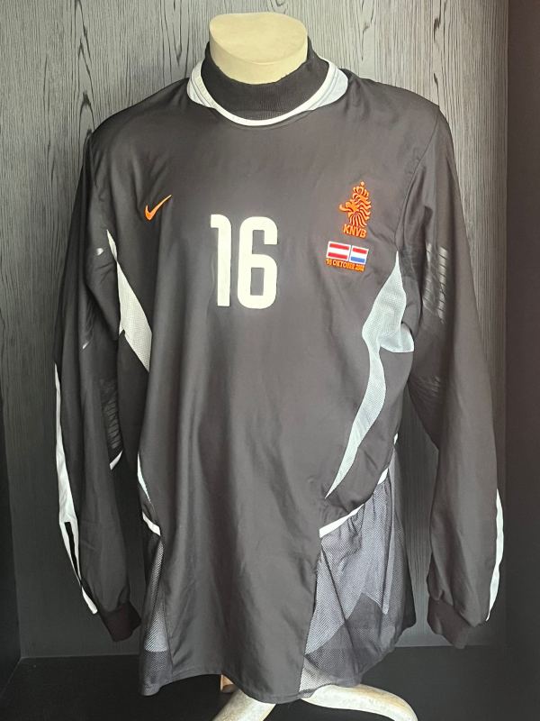 Match worn goalkeeper shirt Netherlands Ronald Waterreus