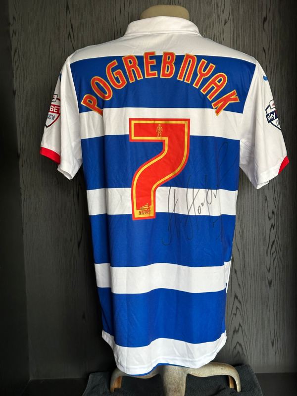 Match Worn Shirt Reading FC Pavel Pogrebnyak