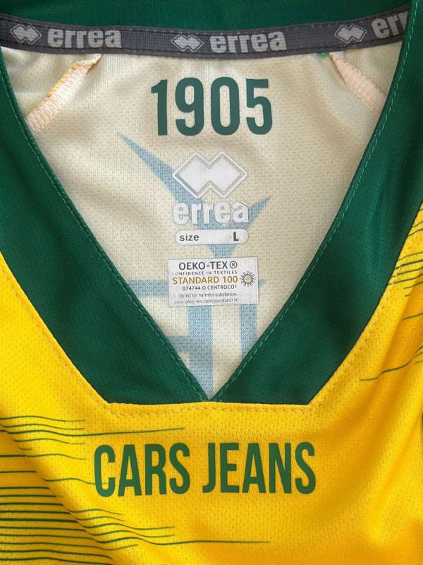 Matchworn en gesigneerd Ado den Haag shirt Hervé Matthys