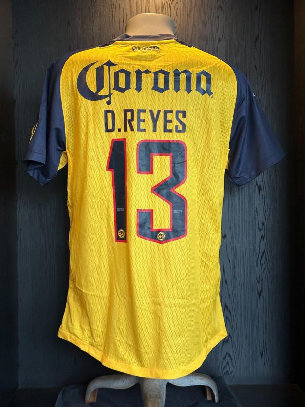 Match worn shirt Club America Diego Reyes 