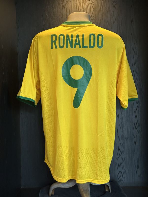 Player issued home shirt Brazil Ronaldo