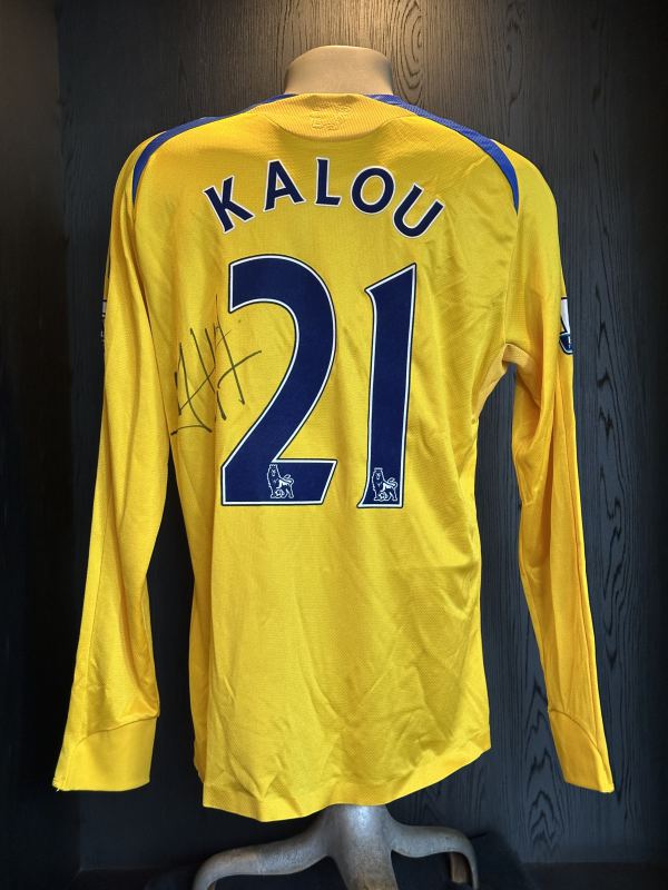 Match worn away shirt Chelsea FC Salomon Kalou