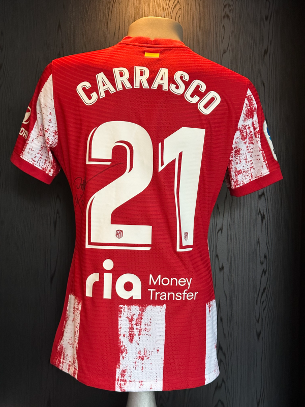 Match worn shirt Atletico Madrid Yanick Carrasco