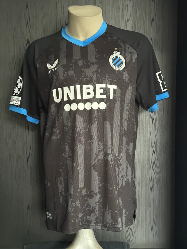 Matchworn Club Brugge Shirt Skov Olsen Champions League