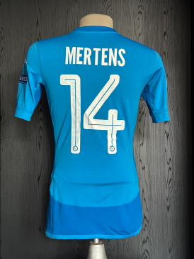 Matchworn Shirt SSC Napoli Dries Mertens Champions League