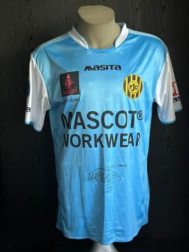 Matchworn en gesigneerd Roda JC shirt Daryl Werker 
