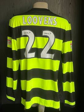 Match issued Celtic FC Glenn Loovens - An Gorta Mor special shirt vs Hearts of Midlothian