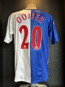 Match worn home shirt Blackburn Rovers FC Andre Ooijer 