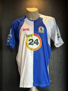 Match worn home shirt Blackburn Rovers FC Andre Ooijer 