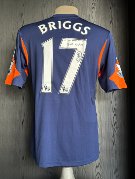 Match Worn Shirt Fulham FC Matthew Briggs