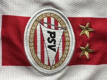 Match worn home shirt PSV Dries Mertens + signed by the squad