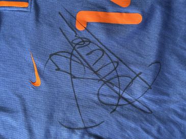 Matchworn shirt Netherlands Peter van Vossen Euro 2000 vs Denmark