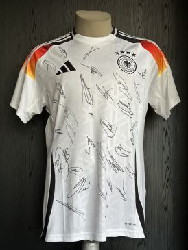 Team signed home shirt Germany Adidas