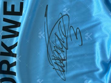 Matchworn en gesigneerd Roda JC shirt Daryl Werker 