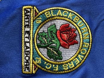 Match worn home shirt Blackburn Rovers FC Andre Ooijer 