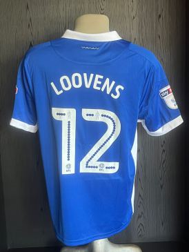  Match Worn Shirt Sheffield Wednesday Glenn Loovens