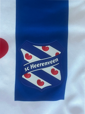 Matchworn gesigneerd SC Heerenveen shirt Sam Lammers 
