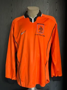 Matchworn signed Shirt Netherlands Jan Wouters – Oranje van de Eeuw 1999