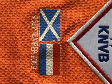 Match worn Home shirt Netherlands Ryan Babel 