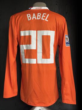 Match worn Home shirt Netherlands Ryan Babel 