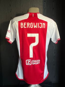 Match worn home shirt Ajax Amsterdam Steven Bergwijn