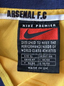 Beautiful Arsenal away shirt Dennis Bergkamp