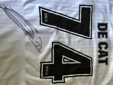 Signed RSC Anderlecht away shirt Nathan de Cat﻿