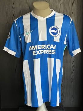 Signed home shirt Brighton and Hove Albion Jean Paul van Hecke 
