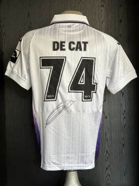 Signed RSC Anderlecht away shirt Nathan de Cat﻿