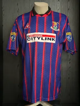 Matchworn shirt Caledonian Thistle FC Brian Thomson FA Cup vs Rangers FC