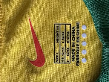 Player issued home shirt Brazil Ronaldo