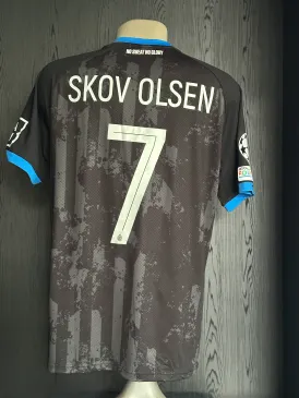 Matchworn Club Brugge Shirt Skov Olsen Champions League