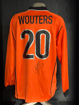 Matchworn signed Shirt Netherlands Jan Wouters – Oranje van de Eeuw 1999